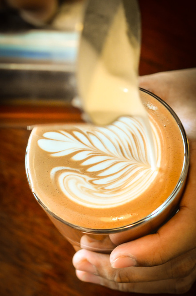 latte art - Foto, afbeelding