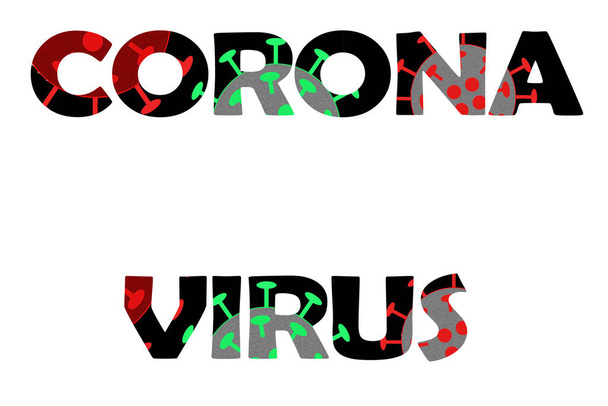 Shematic Presentation of Corona Virus - Foto, Bild
