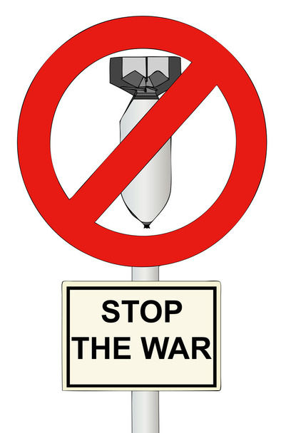 戦争を止める - ベクター画像