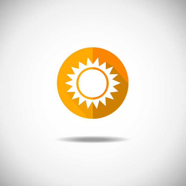 Sun icon - Διάνυσμα, εικόνα
