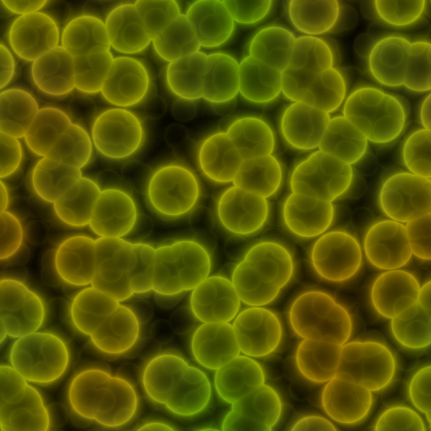 Bactérias abstratas bokeh sem costura gerada contrata textura
 - Foto, Imagem
