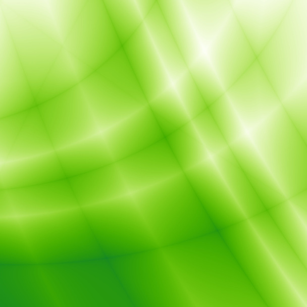 緑の波線抽象イラスト エコ バック グラウンド - 写真・画像