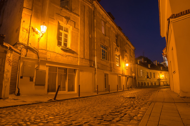 Straße in der Altstadt von Vilnius, Litauen - Foto, Bild