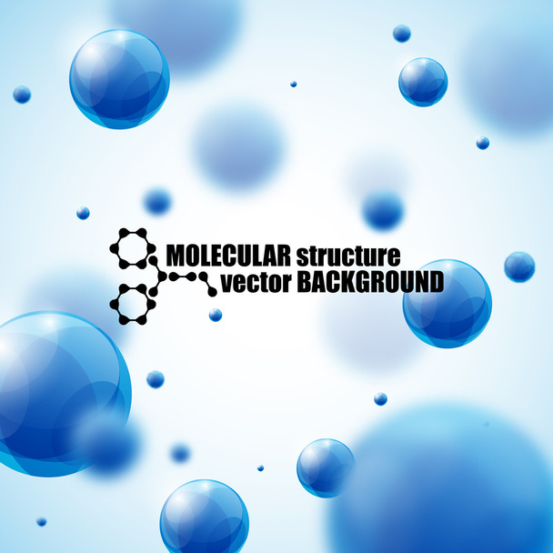 schöner Molekül-Hintergrund - Foto, Bild