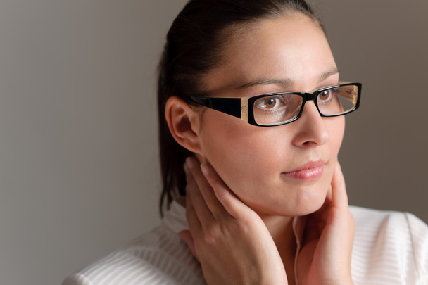 Designer glasses - trendy woman fashion - Φωτογραφία, εικόνα