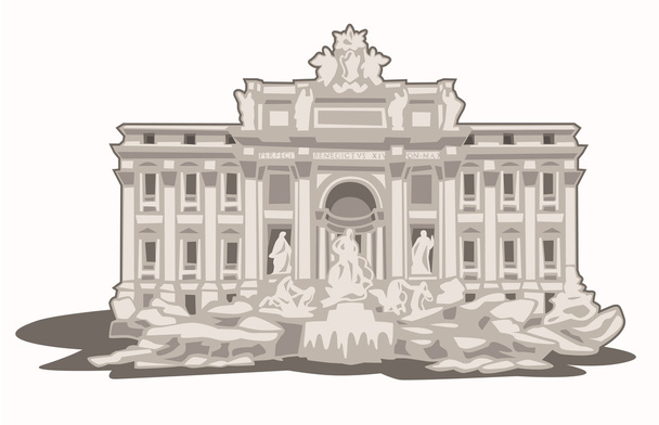 Fontana di trevi
 - Вектор, зображення