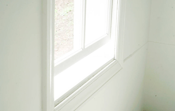 Біле вікно (матеріал на задньому плані). Shooting Location: Hokkaido - Фото, зображення