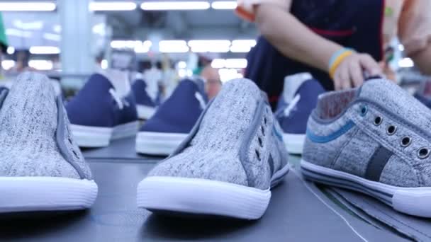 Shoe making process - Footage, Video