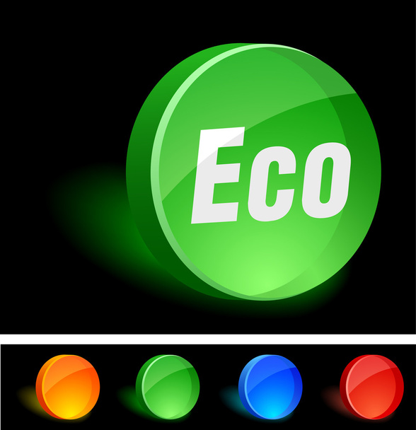 Eco Icon. - Vektör, Görsel
