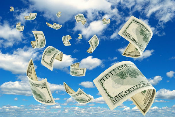 Money in the air. - Foto, Imagen