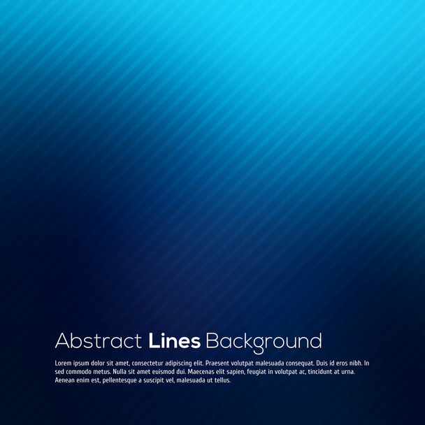 blaue abstrakte Linien Geschäftsvektor Hintergrund. - Vektor, Bild