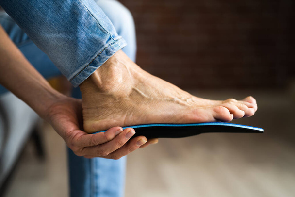 Orthopedic Shoe Sole For Flat Foot Recovery - Foto, Imagem