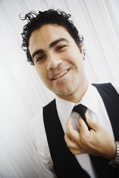portrait of a businessman with a tie - Photo, image
