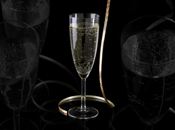 Glas Champagner - Foto, Bild