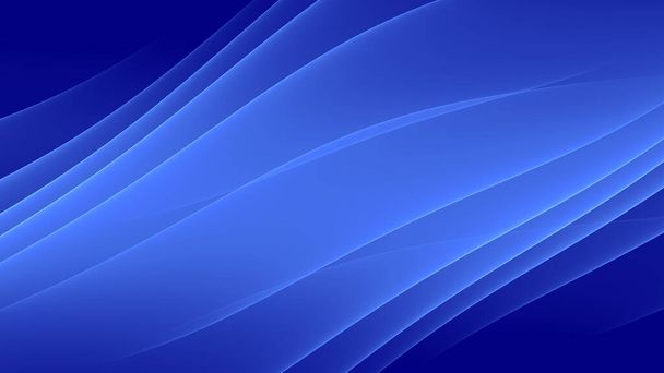 Absztrakt háttér 4k kék fény sötét hullámok és vonalak - Fotó, kép