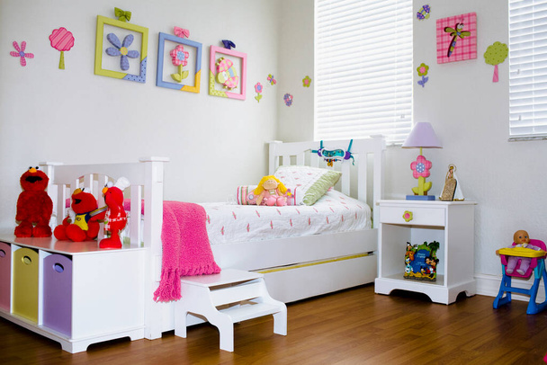 children's room with toys and candles - Foto, Bild