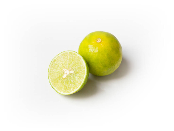 Lime isolated on white background - Фото, изображение