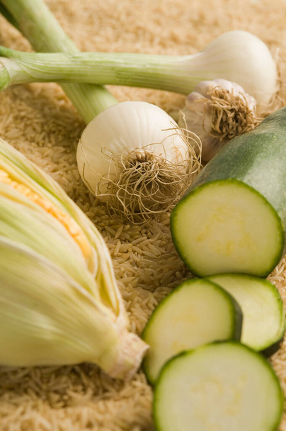 fresh vegetables on a white background - Photo, Image