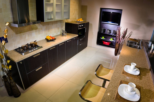 interior of a modern kitchen - Photo, Image