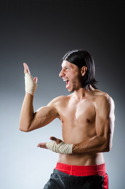 Combattant des arts martiaux
 - Photo, image