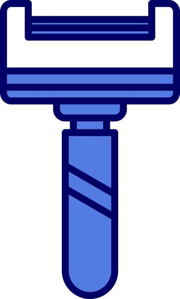 Línea de afeitar Invertida Vector Line Icon Desig - Vector, Imagen