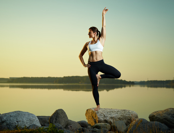 Yoga in the morning - Fotografie, Obrázek