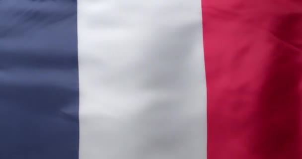 Κυματιστή σημαία της Γαλλίας ως φόντο - Πλάνα, βίντεο