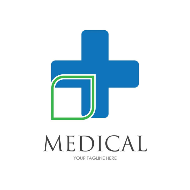 Sağlık Tıbbi Logosu vektör illüstrasyon tasarımı - Vektör, Görsel