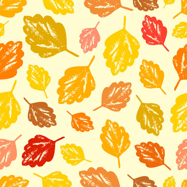 Seamless autumn pattern. - Вектор,изображение