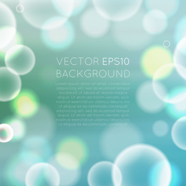 Vector colorful bokeh abstract background - Vector, Image