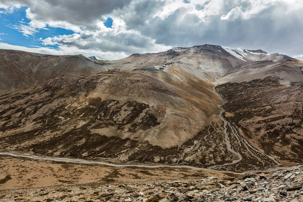View of Himalayas near Tanglang la Pass - Photo, Image