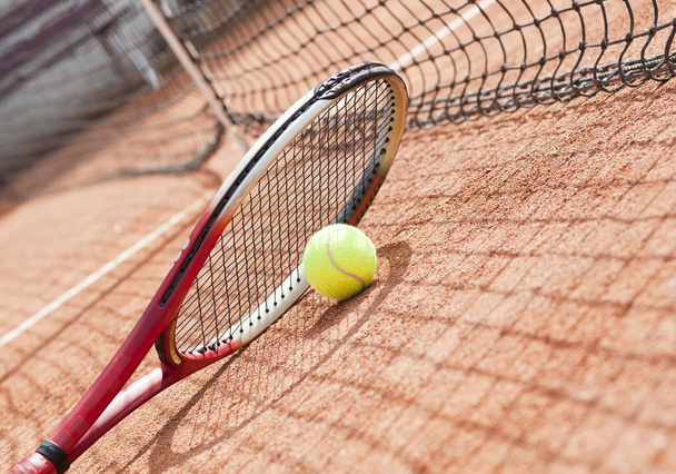 Tennis, roland garros court type - Valokuva, kuva