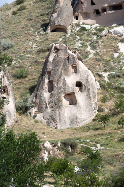 View of Uchisar castle in Cappadocia, Turkey
 - Фото, изображение