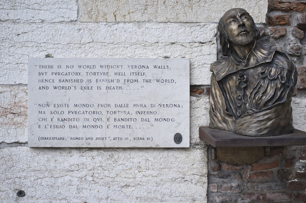 William Shakespeare in Verona - Photo, Image