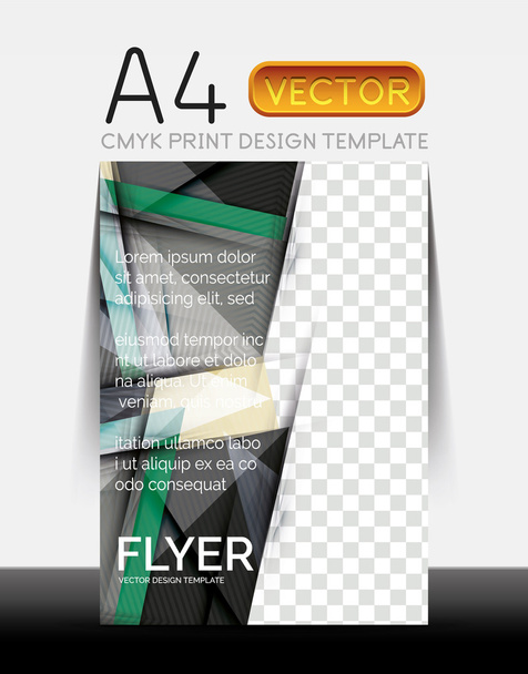 Vector Modern Flyer Design - Vector, Image