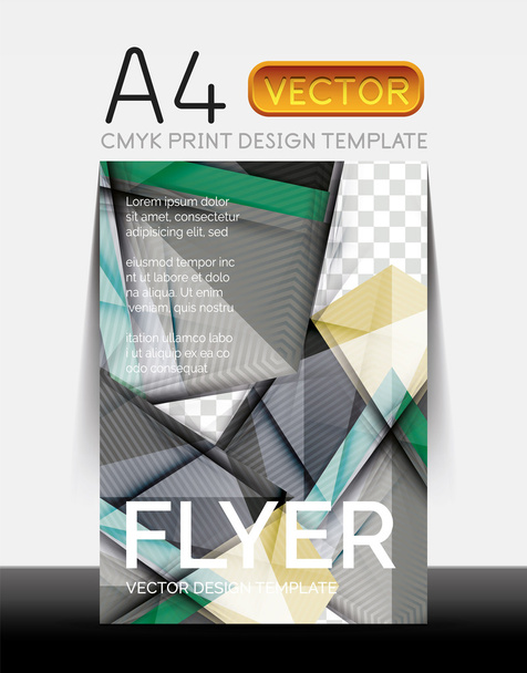 vector moderne flyer ontwerp - Vector, afbeelding