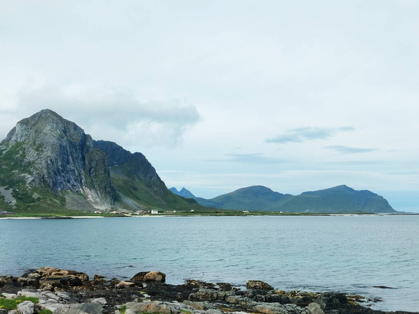 A natural landscape in Lofoten Islands, Norway - Fotografie, Obrázek