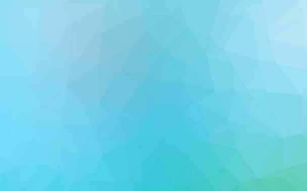 Light Blue, Green vector low poly cover. Brand new colorful illustration in with gradient. Polygonal design for your web site. - Vektori, kuva