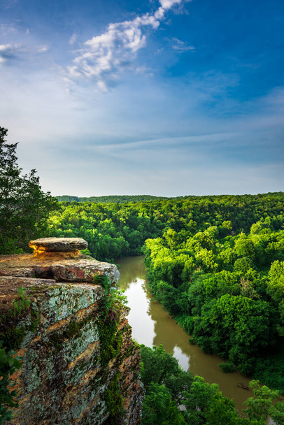 The Harpeth River in western Tennessee - Zdjęcie, obraz