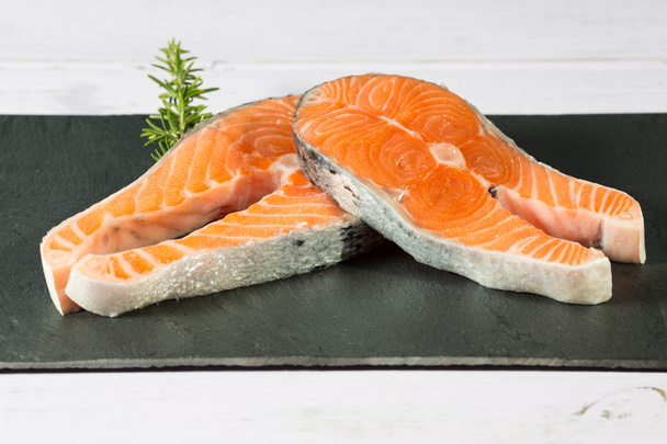 Raw salmon - Foto, Imagen