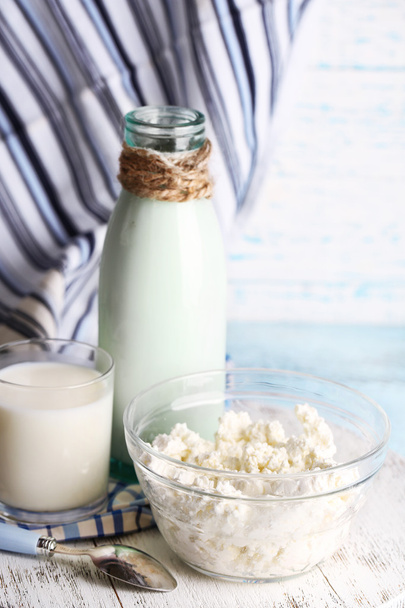Glass bottle of milk - Foto, Imagem