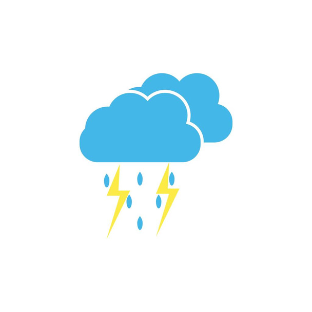 raindrops icon logo vector illustration design - Vecteur, image