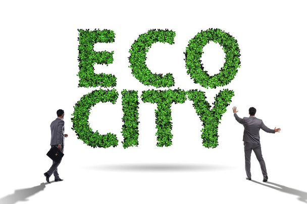 Eco city in ecology concept - Photo, Image