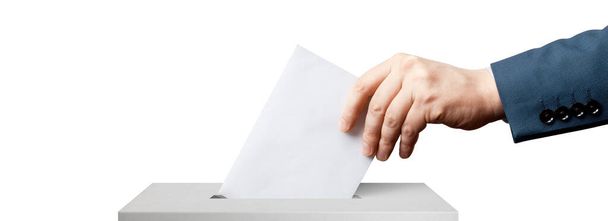 Äänestäminen ja vaali käsite. Oikean päätöksen tekeminen - Valokuva, kuva