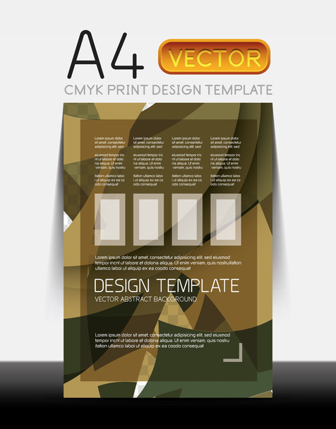 vektor modern szórólap tervezés - Vektor, kép