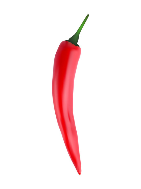 rode hete chili peper - Vector, afbeelding