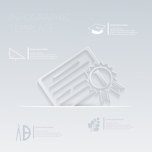 Diploma for the first place. template graphic or website layout - Вектор,изображение