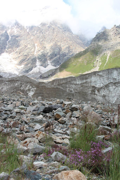 Georgian rocky mountains, Svaneti mountains  - Фото, изображение