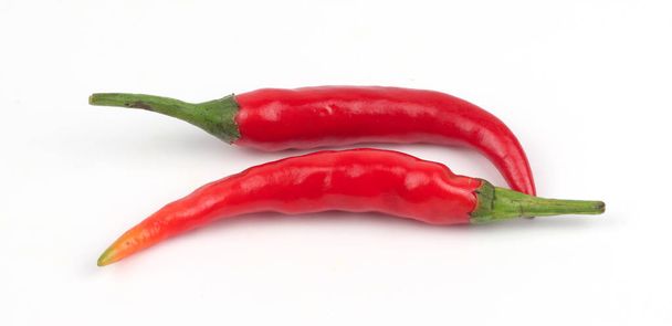 Chili peppers on a white background - Foto, imagen