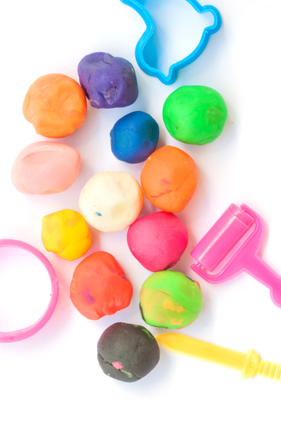 σύνολο πολύχρωμο πλαστελίνη για παιδί - Φωτογραφία, εικόνα